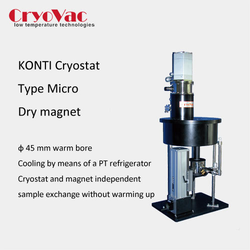 KONTI Cryostat Type Micro Magnet